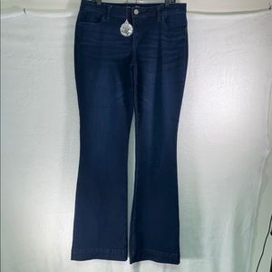 Wrangler Blue Flare Wide Leg Jeans